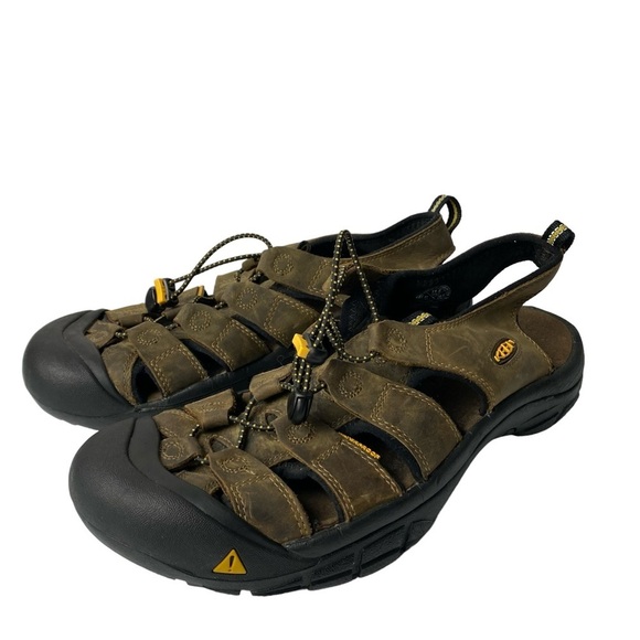 Keen men’s Newport leather hiking waterproof closed toe sandals size 11.5 main image 7